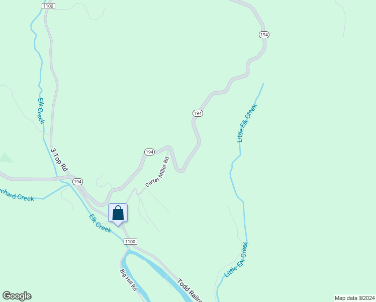 map of restaurants, bars, coffee shops, grocery stores, and more near 7170 North Carolina 194 in Todd