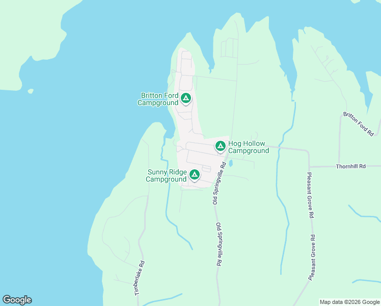 map of restaurants, bars, coffee shops, grocery stores, and more near 155 Hog Hollow Loop in Springville