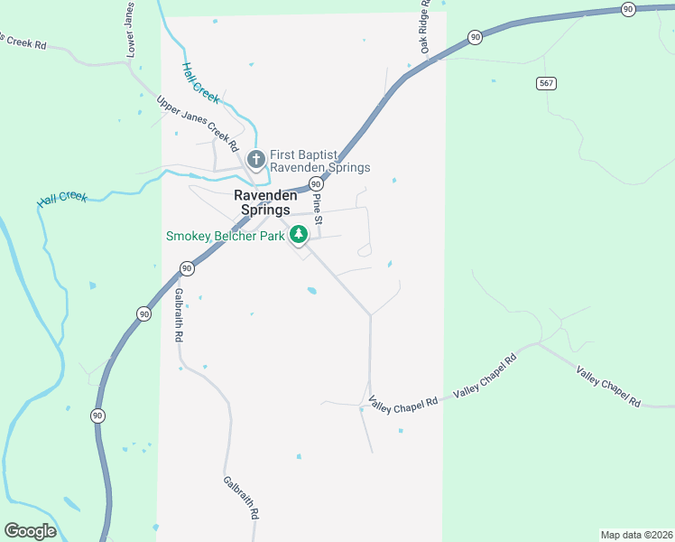 map of restaurants, bars, coffee shops, grocery stores, and more near 8471 Valley Chapel Road in Ravenden Springs