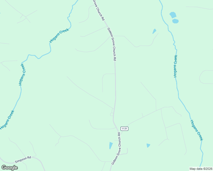 map of restaurants, bars, coffee shops, grocery stores, and more near Gideon Grove Church Road in Stokesdale