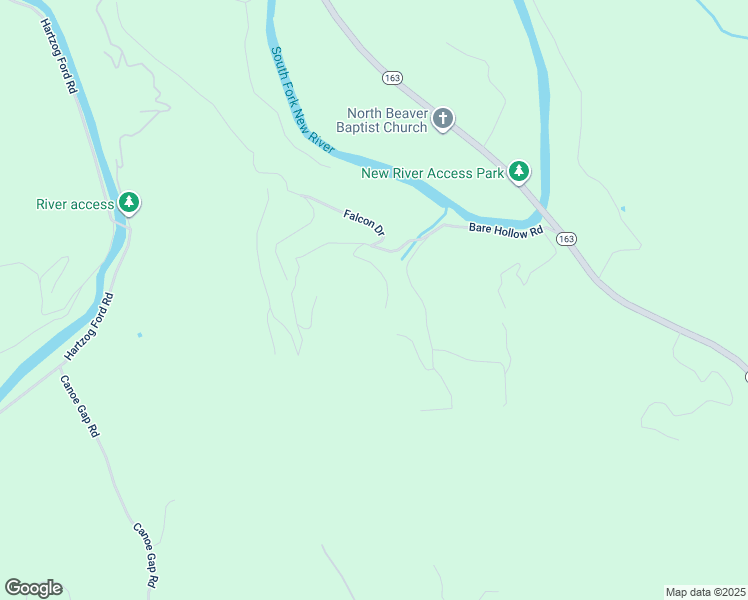map of restaurants, bars, coffee shops, grocery stores, and more near 294 Blue Jay Drive in West Jefferson