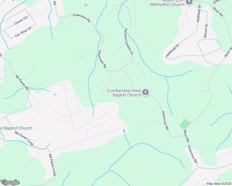 map of restaurants, bars, coffee shops, grocery stores, and more near 712 Pinecrest Road in Jacksboro