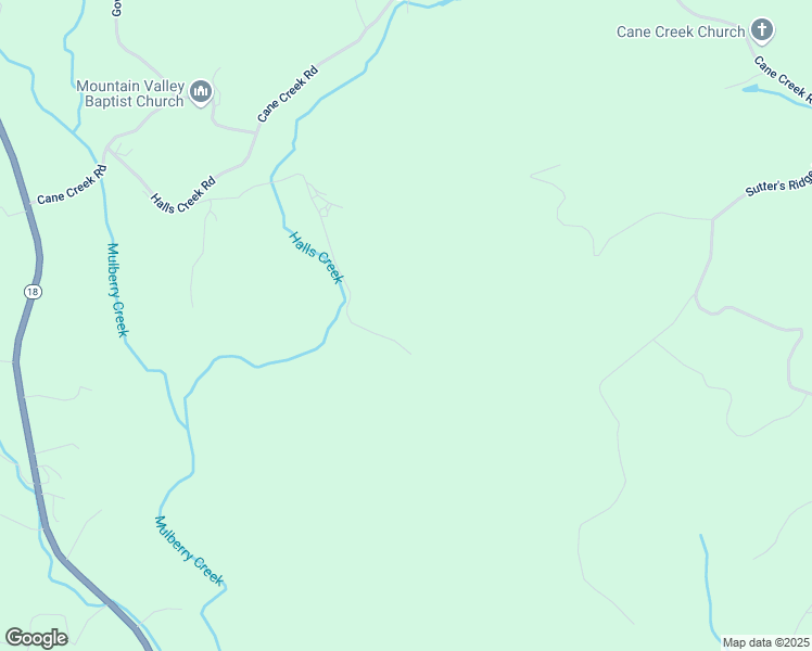map of restaurants, bars, coffee shops, grocery stores, and more near Halls Lane in McGrady