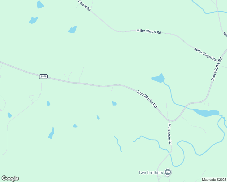 map of restaurants, bars, coffee shops, grocery stores, and more near 1616 Iron Works Road in Reidsville