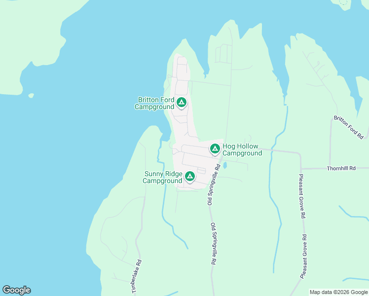 map of restaurants, bars, coffee shops, grocery stores, and more near 155 Hog Hollow Loop in Springville