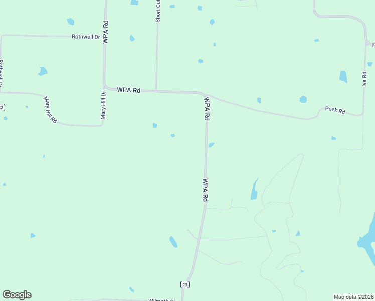 map of restaurants, bars, coffee shops, grocery stores, and more near 9009 WPA Road in Gentry