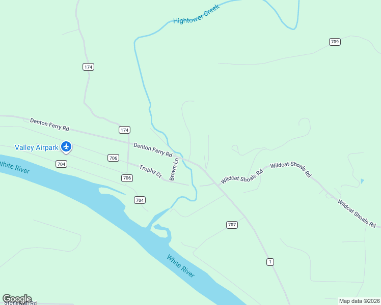 map of restaurants, bars, coffee shops, grocery stores, and more near 17 Mary Bob Lane in Cotter