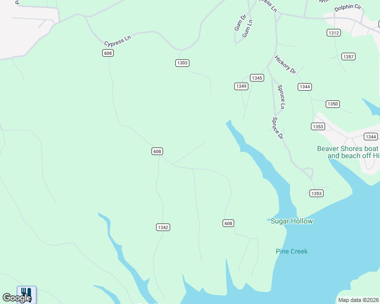 map of restaurants, bars, coffee shops, grocery stores, and more near 8501 Sugar Hollow Lane in Rogers