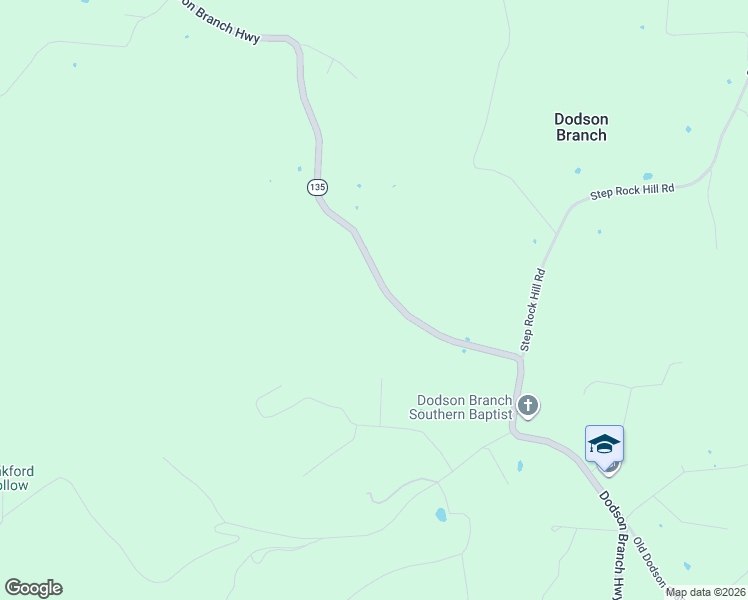 map of restaurants, bars, coffee shops, grocery stores, and more near 15725-15893 Dodson Branch Highway in Cookeville