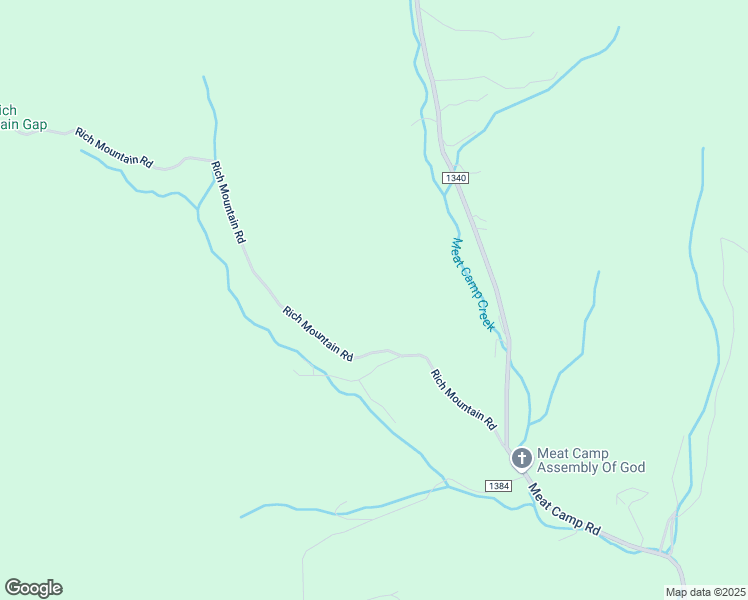 map of restaurants, bars, coffee shops, grocery stores, and more near 4595 Rich Mountain Road in Boone