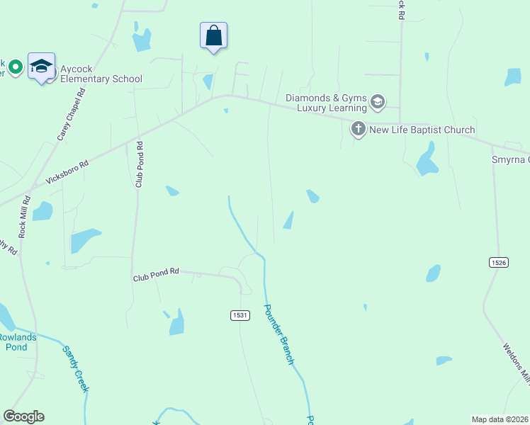 map of restaurants, bars, coffee shops, grocery stores, and more near 370 Hamp Falkner Road in Henderson