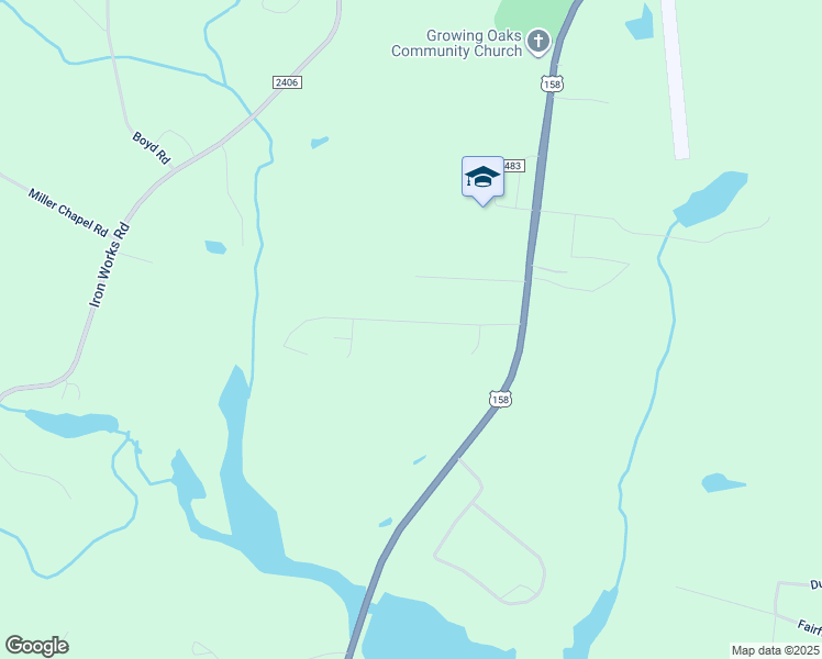 map of restaurants, bars, coffee shops, grocery stores, and more near 230 Link Road in Reidsville