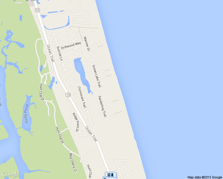 map of restaurants, bars, coffee shops, grocery stores, and more near 603 Ocean Trail in Corolla