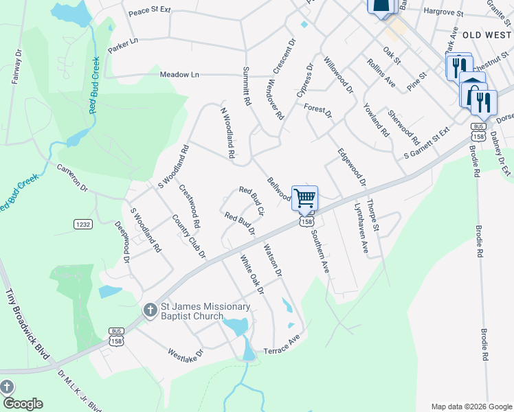 map of restaurants, bars, coffee shops, grocery stores, and more near 187 Cedarwood Drive in Henderson