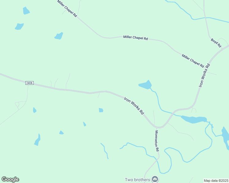 map of restaurants, bars, coffee shops, grocery stores, and more near 1555 Iron Works Road in Reidsville
