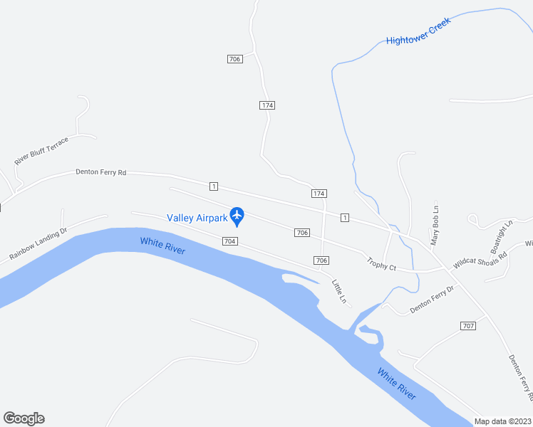 map of restaurants, bars, coffee shops, grocery stores, and more near 213 Valley Airport Place in Cotter