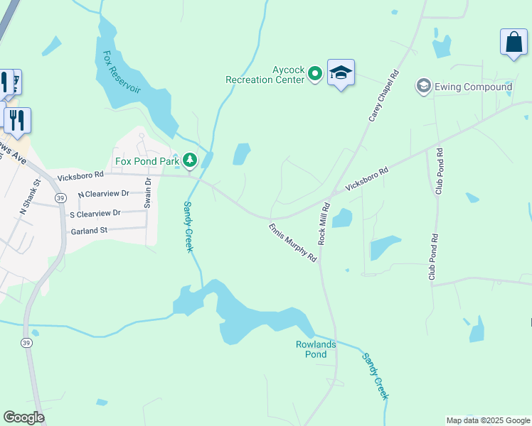 map of restaurants, bars, coffee shops, grocery stores, and more near 15 Ashmont Lane in Henderson