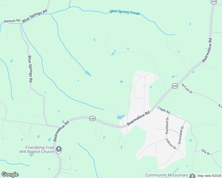 map of restaurants, bars, coffee shops, grocery stores, and more near 2633 Bearwallow Road in Ashland City