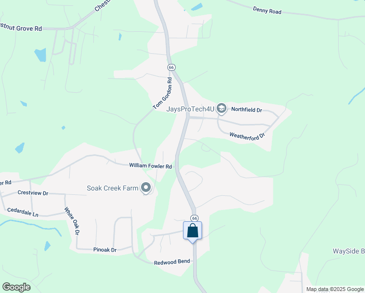 map of restaurants, bars, coffee shops, grocery stores, and more near 5895 North Carolina Highway 66 South in King