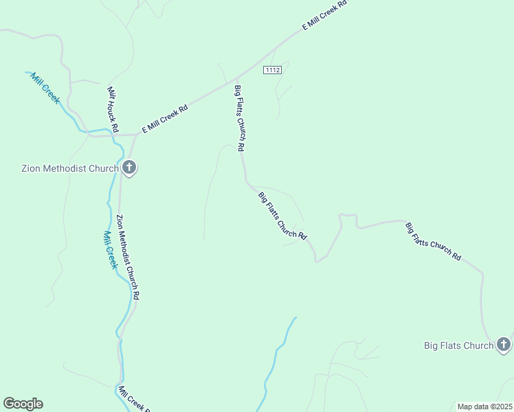 map of restaurants, bars, coffee shops, grocery stores, and more near 3805 Big Flatts Church Road in Fleetwood