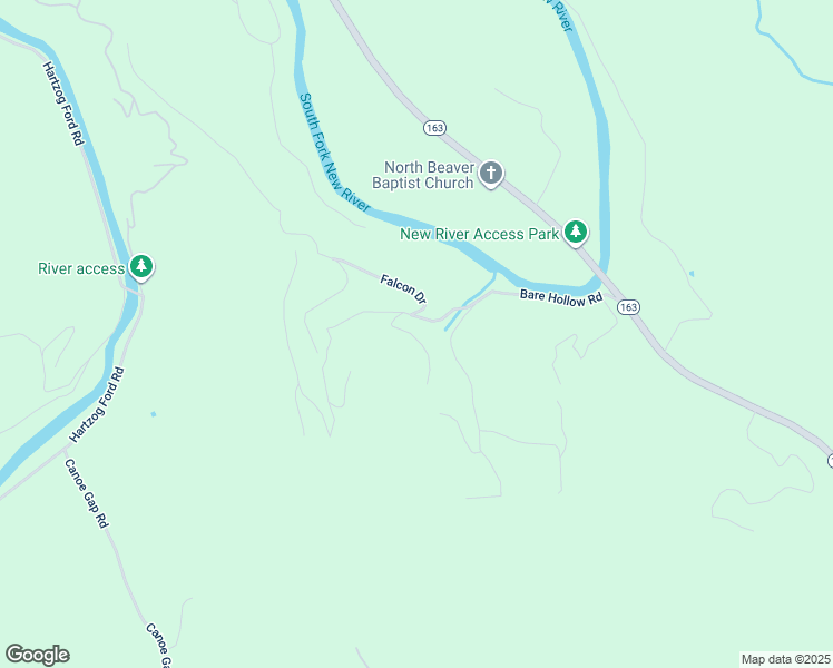 map of restaurants, bars, coffee shops, grocery stores, and more near 195 Blue Jay Drive in West Jefferson