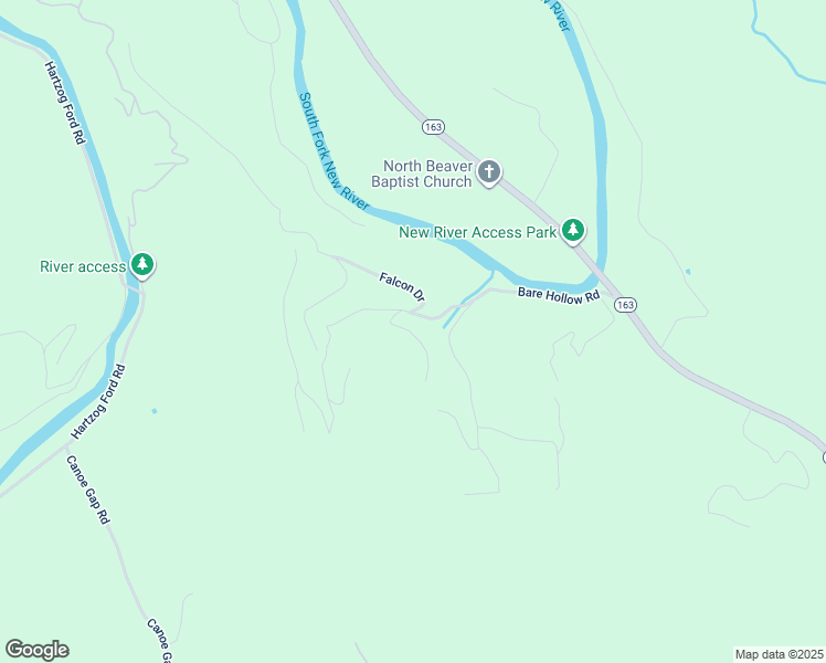 map of restaurants, bars, coffee shops, grocery stores, and more near 195 Blue Jay Drive in West Jefferson
