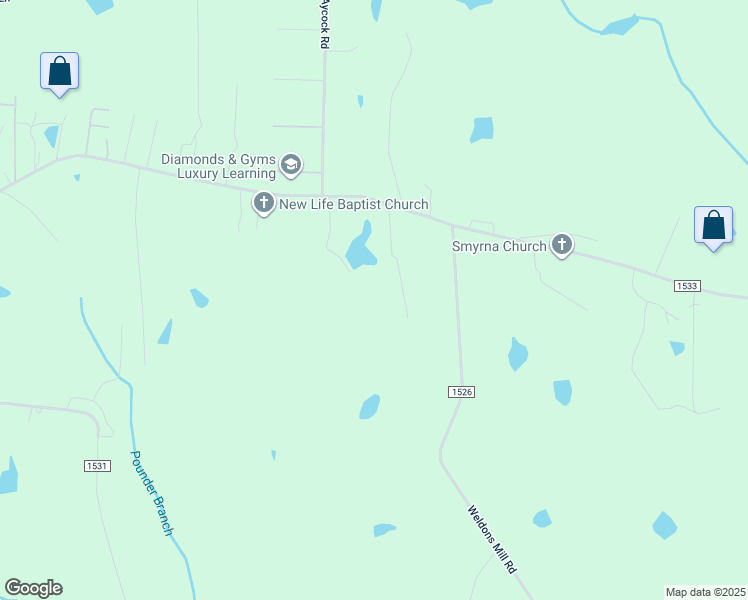 map of restaurants, bars, coffee shops, grocery stores, and more near 2494 Vicksboro Road in Henderson
