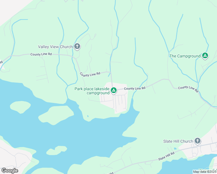 map of restaurants, bars, coffee shops, grocery stores, and more near 371 County Line Road in Mooresburg