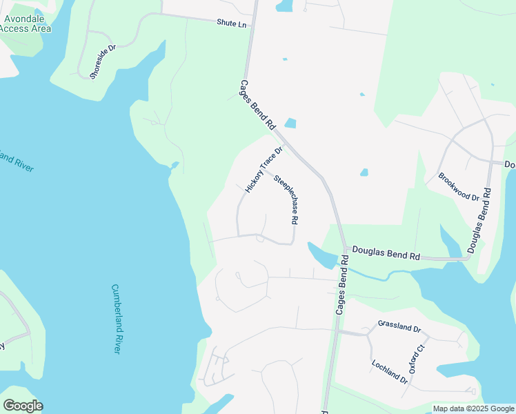 map of restaurants, bars, coffee shops, grocery stores, and more near 2516 Sam Houston Court in Gallatin
