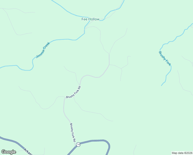 map of restaurants, bars, coffee shops, grocery stores, and more near Brushy Fork Rd in Yellville