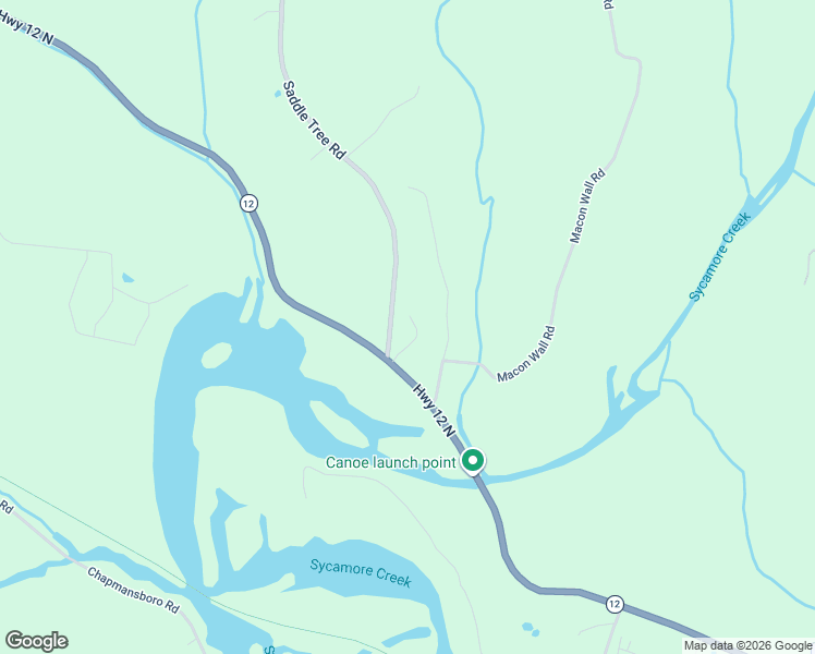 map of restaurants, bars, coffee shops, grocery stores, and more near 2320 Tennessee 12 in Ashland City