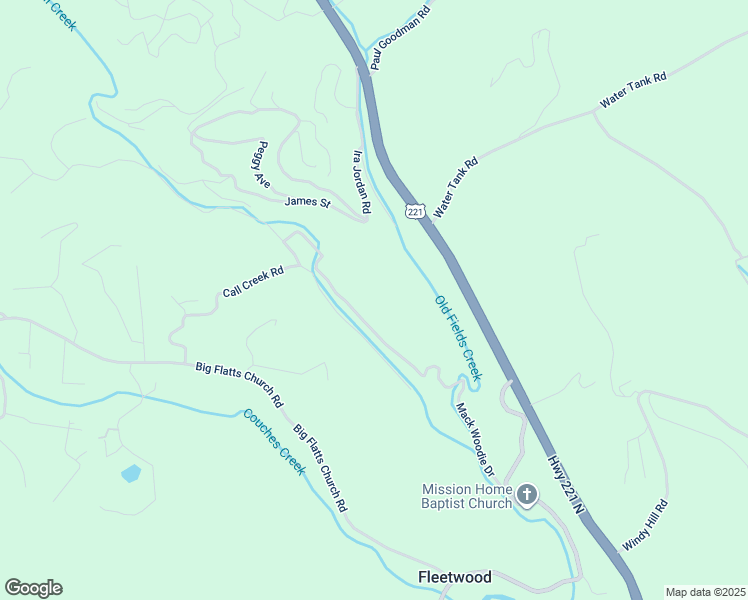 map of restaurants, bars, coffee shops, grocery stores, and more near 961 Call Creek Road in Fleetwood