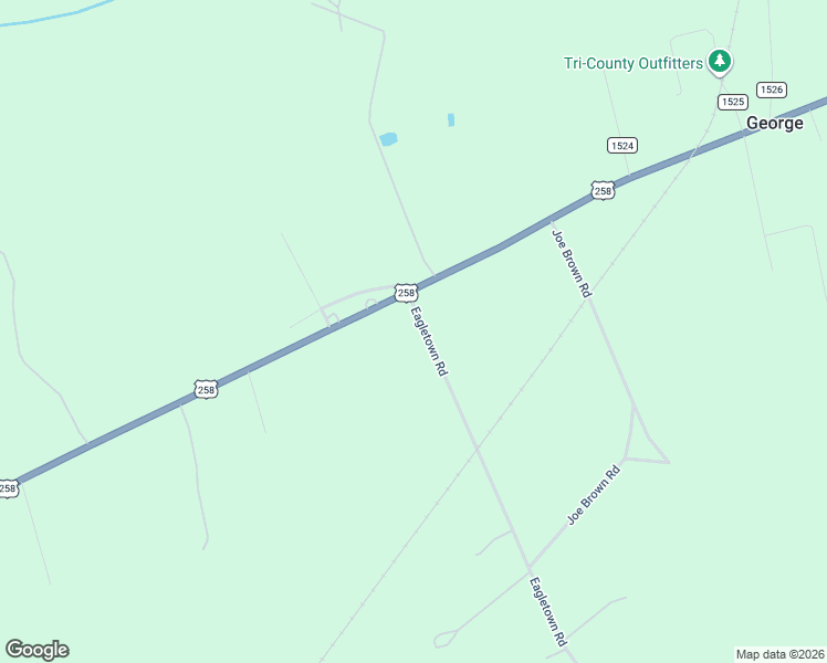 map of restaurants, bars, coffee shops, grocery stores, and more near 5809 U.S. 258 in Woodland