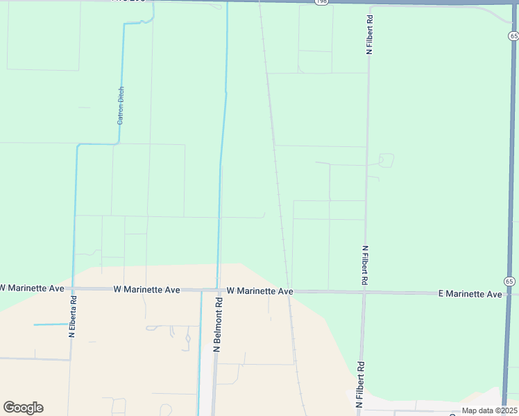 map of restaurants, bars, coffee shops, grocery stores, and more near 2284 North Belmont Road in Exeter