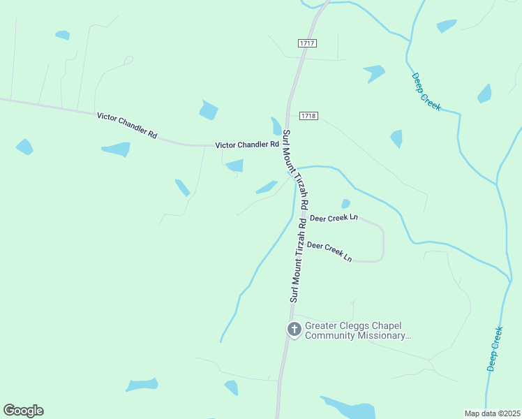 map of restaurants, bars, coffee shops, grocery stores, and more near 54 Cates Edwards Road in Timberlake