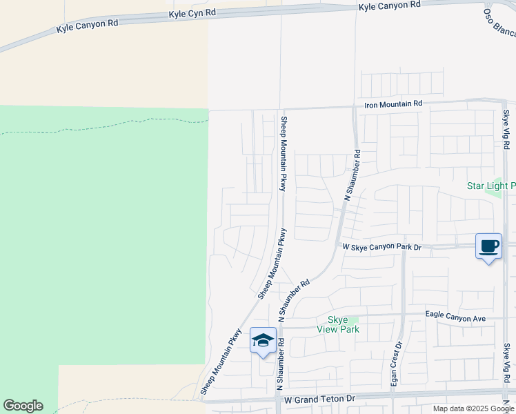 map of restaurants, bars, coffee shops, grocery stores, and more near 10757 Alamino Avenue in Las Vegas
