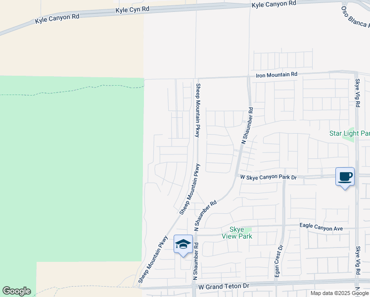map of restaurants, bars, coffee shops, grocery stores, and more near 10733 Alamino Avenue in Las Vegas