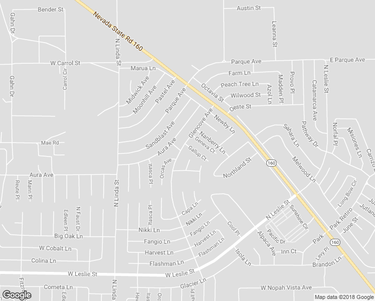 map of restaurants, bars, coffee shops, grocery stores, and more near 6680 Gallup Court in Pahrump