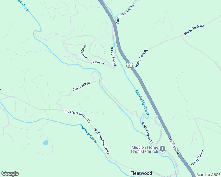 map of restaurants, bars, coffee shops, grocery stores, and more near 847 Call Creek Road in Fleetwood