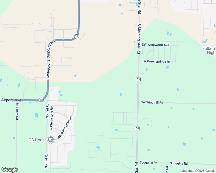 map of restaurants, bars, coffee shops, grocery stores, and more near 8809 South Morning Star Road in Bentonville