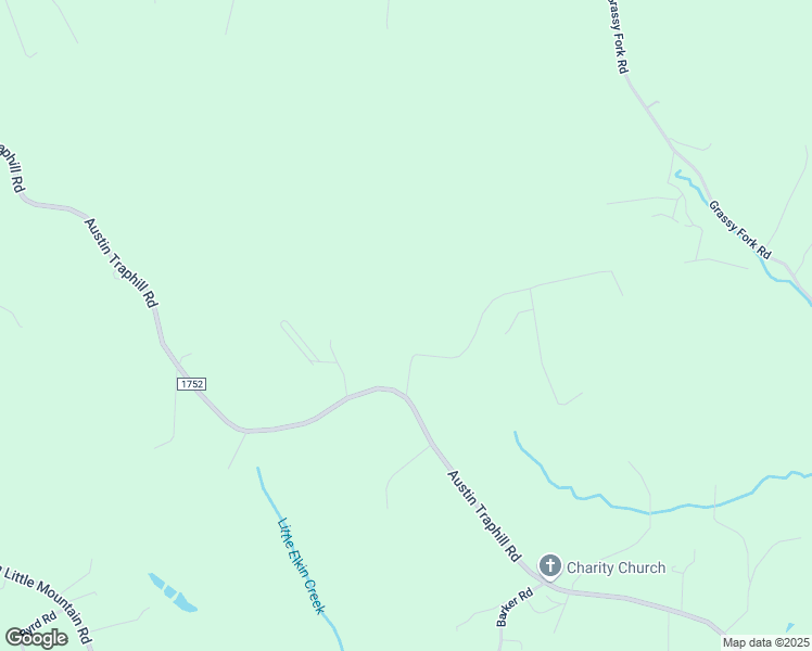 map of restaurants, bars, coffee shops, grocery stores, and more near 860 Traphill Union Road in Traphill