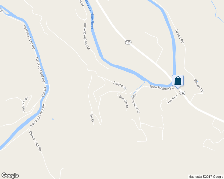 map of restaurants, bars, coffee shops, grocery stores, and more near 176 Old Cardinal Lane in West Jefferson