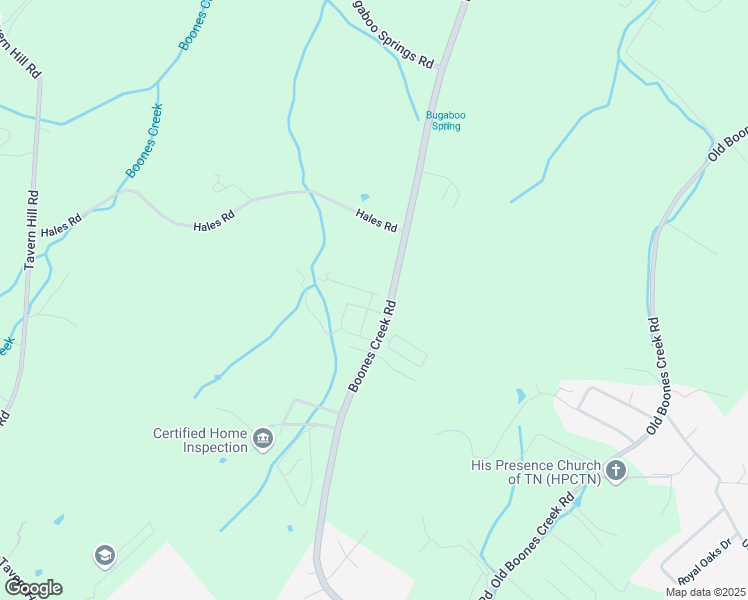 map of restaurants, bars, coffee shops, grocery stores, and more near 1185 Boones Creek Road in Jonesborough