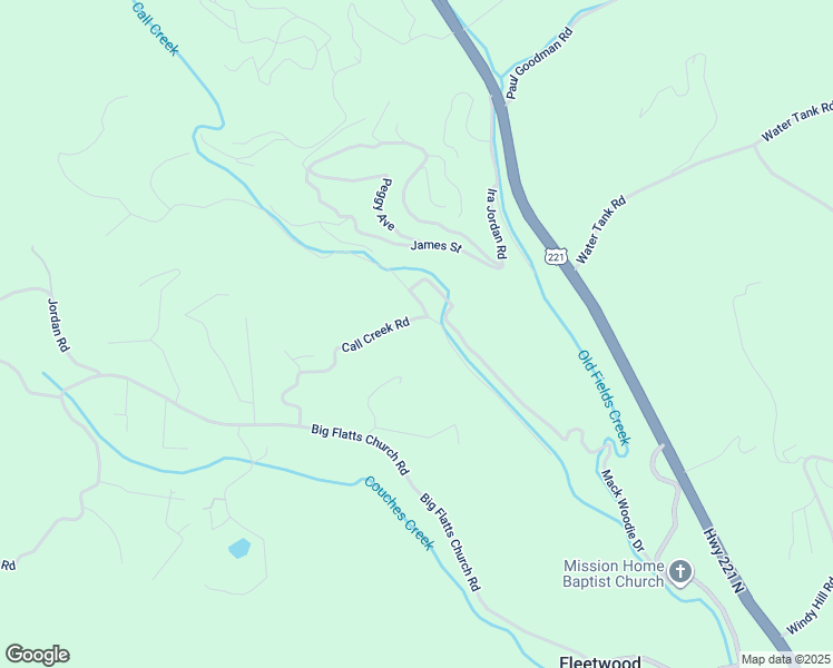 map of restaurants, bars, coffee shops, grocery stores, and more near 488 Call Creek Road in Fleetwood