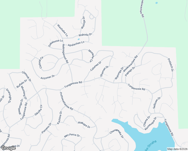 map of restaurants, bars, coffee shops, grocery stores, and more near Coup Lane in Cherokee Village
