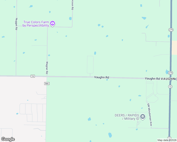 map of restaurants, bars, coffee shops, grocery stores, and more near 12918 County Road 16 in Bentonville