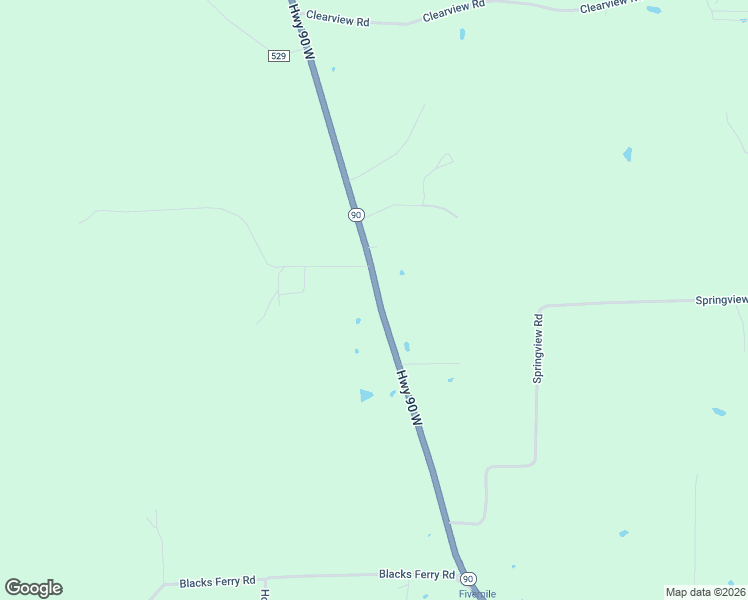 map of restaurants, bars, coffee shops, grocery stores, and more near 6124 Arkansas 90 in Pocahontas