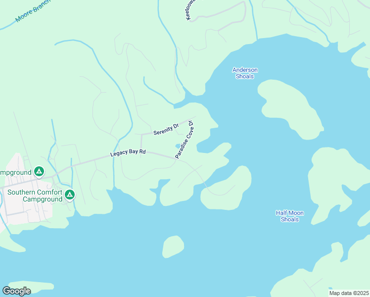 map of restaurants, bars, coffee shops, grocery stores, and more near 6016 Paradise Cove Drive in Mooresburg