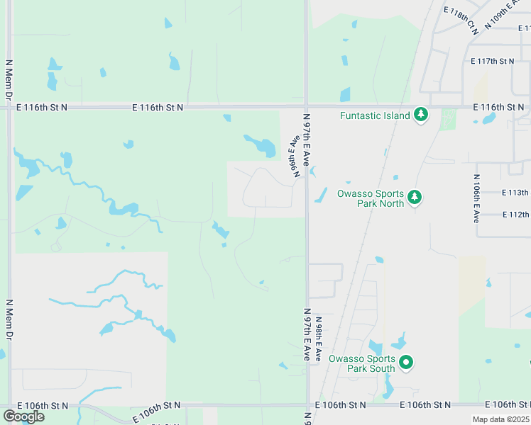 map of restaurants, bars, coffee shops, grocery stores, and more near 9414 East 113th Street North in Owasso