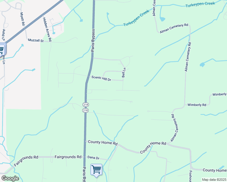map of restaurants, bars, coffee shops, grocery stores, and more near 16 Laurel Ln in Paris